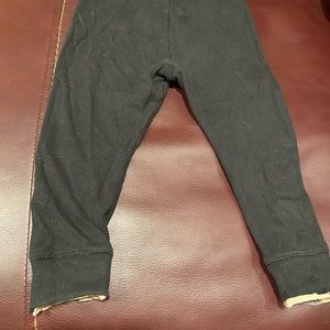 Black Burberry leggings